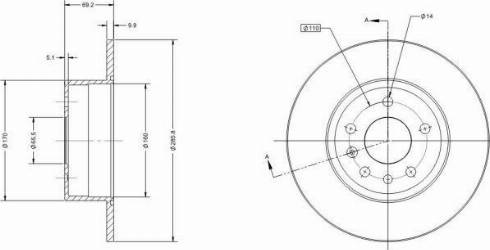 Remy RAD1170C - Kočioni disk www.molydon.hr