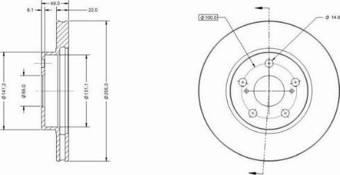 Remy RAD1847C - Kočioni disk www.molydon.hr