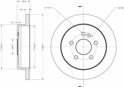 Remy RAD1863C - Kočioni disk www.molydon.hr