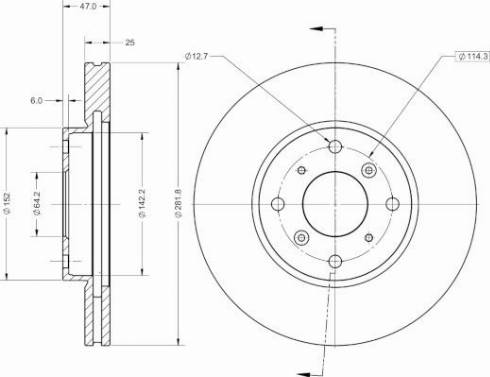 Remy RAD1833C - Kočioni disk www.molydon.hr