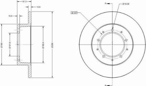 Remy RAD1349C - Kočioni disk www.molydon.hr