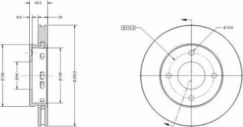 Remy RAD1312C - Kočioni disk www.molydon.hr