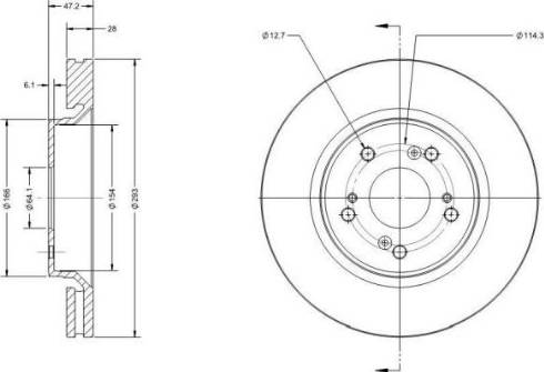 Remy RAD1386C - Kočioni disk www.molydon.hr