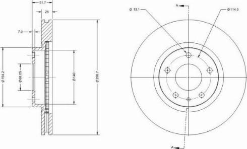 Remy RAD1335C - Kočioni disk www.molydon.hr