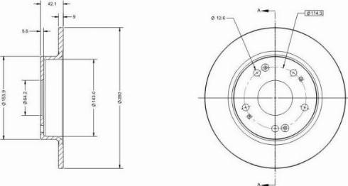 Remy RAD1336C - Kočioni disk www.molydon.hr