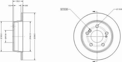 Remy RAD1329C - Kočioni disk www.molydon.hr