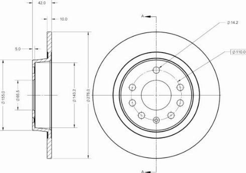 Remy RAD1325C - Kočioni disk www.molydon.hr