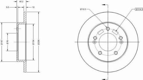 Remy RAD1322C - Kočioni disk www.molydon.hr