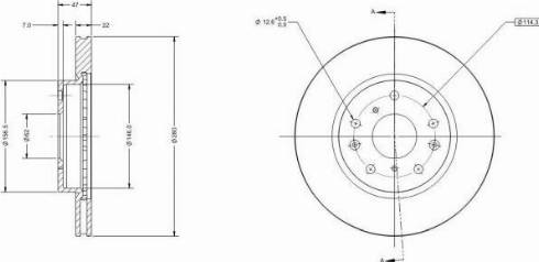 Remy RAD1376C - Kočioni disk www.molydon.hr