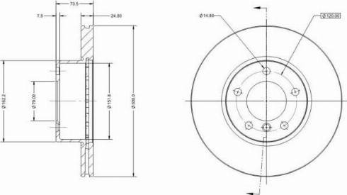 Remy RAD1293C - Kočioni disk www.molydon.hr