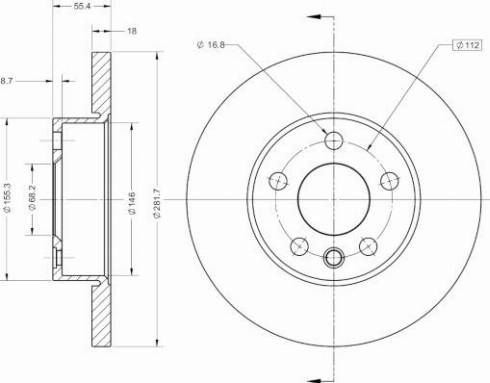 Remy RAD1249C - Kočioni disk www.molydon.hr