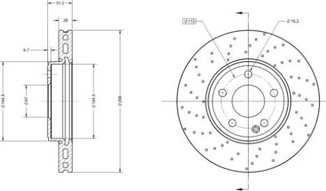 Remy RAD1240C - Kočioni disk www.molydon.hr