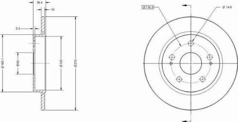 Remy RAD1241C - Kočioni disk www.molydon.hr