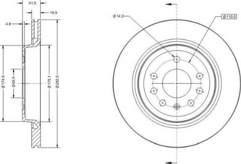 Remy RAD1243C - Kočioni disk www.molydon.hr