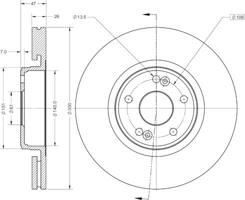 Remy RAD1247C - Kočioni disk www.molydon.hr