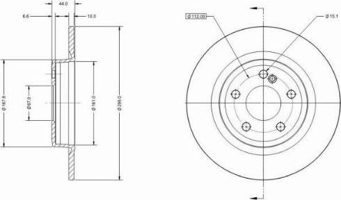 Remy RAD1255C - Kočioni disk www.molydon.hr