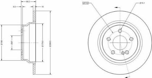 Remy RAD1202C - Kočioni disk www.molydon.hr