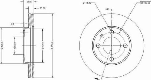 Remy RAD1223C - Kočioni disk www.molydon.hr