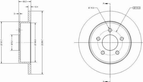 Remy RAD1740C - Kočioni disk www.molydon.hr