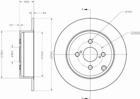 Remy RAD1743C - Kočioni disk www.molydon.hr