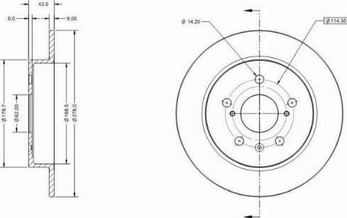 Remy RAD1750C - Kočioni disk www.molydon.hr