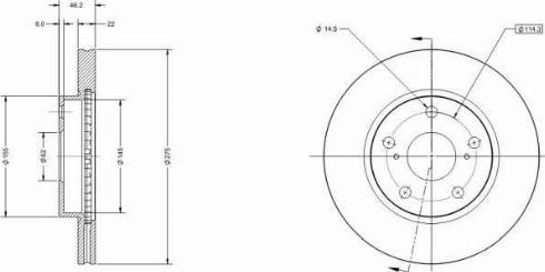 Remy RAD1751C - Kočioni disk www.molydon.hr