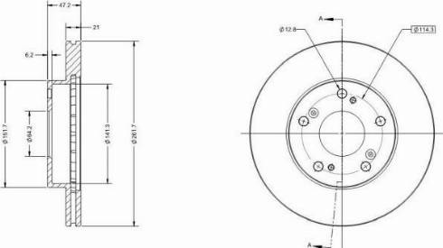 Remy RAD1700C - Kočioni disk www.molydon.hr