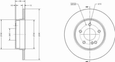 Remy RAD1701C - Kočioni disk www.molydon.hr