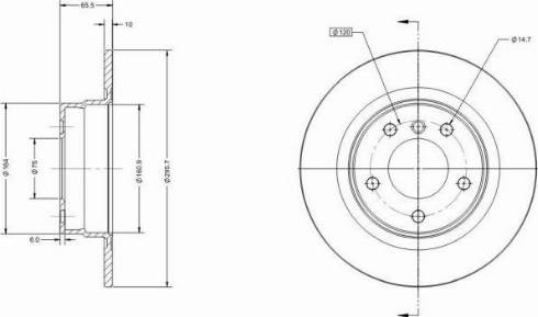 Remy RAD1710C - Kočioni disk www.molydon.hr