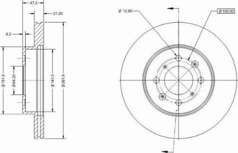 Remy RAD1787C - Kočioni disk www.molydon.hr