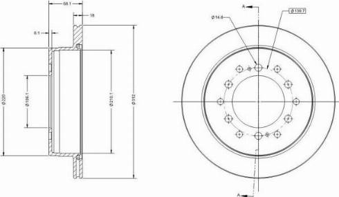 Remy RAD1730C - Kočioni disk www.molydon.hr