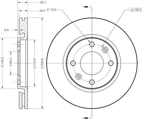 Remy RAD1731C - Kočioni disk www.molydon.hr