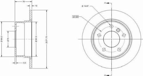 Remy RAD1720C - Kočioni disk www.molydon.hr