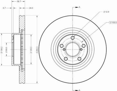 Remy RAD2491C - Kočioni disk www.molydon.hr