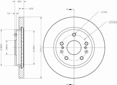 Remy RAD2410C - Kočioni disk www.molydon.hr