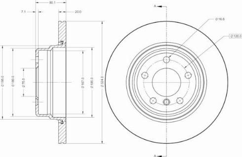 Remy RAD2437C - Kočioni disk www.molydon.hr