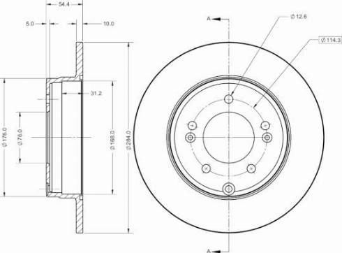 Remy RAD2425C - Kočioni disk www.molydon.hr