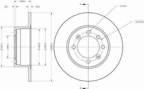 Remy RAD2552C - Kočioni disk www.molydon.hr