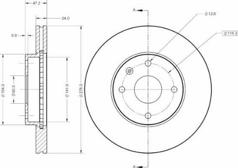 Remy RAD2521C - Kočioni disk www.molydon.hr