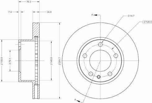 Remy RAD2660C - Kočioni disk www.molydon.hr