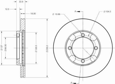 Remy RAD2610C - Kočioni disk www.molydon.hr