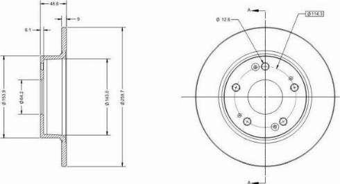 Remy RAD2091C - Kočioni disk www.molydon.hr