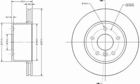 Remy RAD2052C - Kočioni disk www.molydon.hr