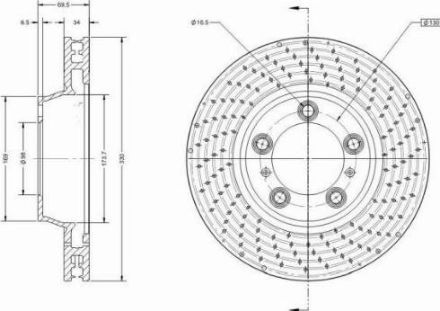 Remy RAD2195C - Kočioni disk www.molydon.hr