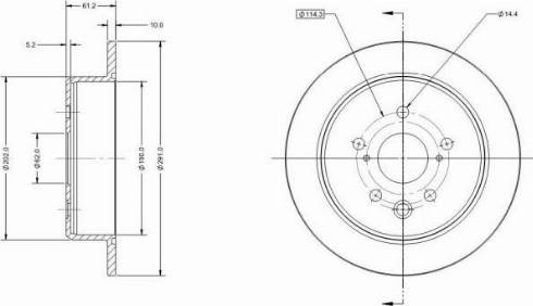 Remy RAD2193C - Kočioni disk www.molydon.hr