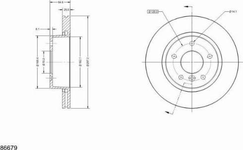 Remy RAD2146C - Kočioni disk www.molydon.hr