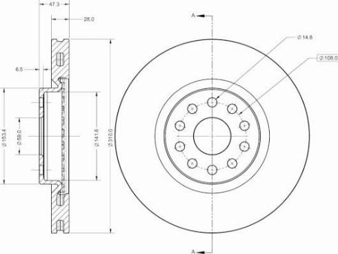 Remy RAD2152C - Kočioni disk www.molydon.hr