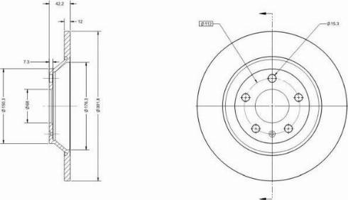 Remy RAD2169C - Kočioni disk www.molydon.hr