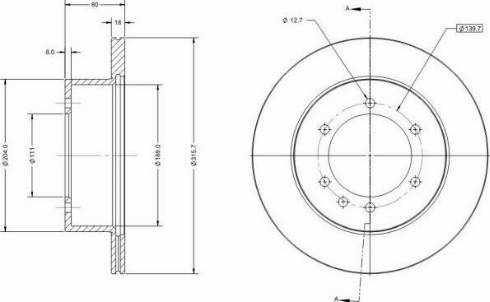 Remy RAD2166C - Kočioni disk www.molydon.hr