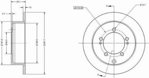 Remy RAD2180C - Kočioni disk www.molydon.hr